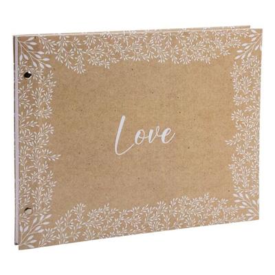 EXACOMPTA Fotoalbum Kraft 37x29 cm 40 Seiten weiß weiß, 37x2.7 cm Image