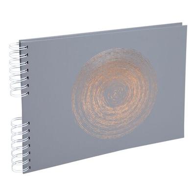 EXACOMPTA Fotoalbum Ellipse 32x22 cm 50 Seiten grau, 32.8x4.7 cm Image