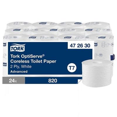 Tork Toilettenpapier T7 Advanced 2-lagig, 24 Rollen weiß Image