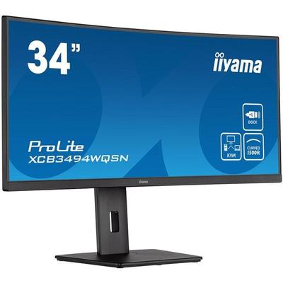 Iiyama Curved Monitor »PROLITE XCB3494WQSN-B5« 86,0 cm / 33,9 '' schwarz Image