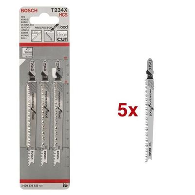 BOSCH Stichsägeblätter »T234X Progressor for Wood« 5 Stück