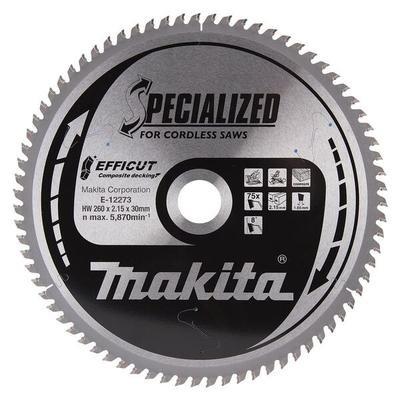 makita Kreissägeblatt »E-12273 EFFICCUT« 260,0 mm 75 Zähne braun Image