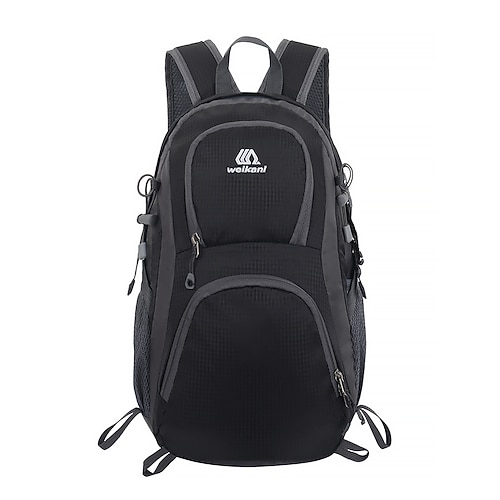 Per uomo Per donna Zaino Zaino scolastico Zaino da viaggio Scuola All'aperto Quotidiano Tinta unica Tessuto Oxford Nylon Grande Capacità Impermeabile Leggero Cerniera azzurro cielo Nero Azzurro cielo