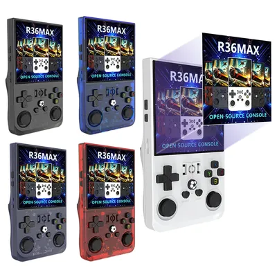 R36MAX Portable Hand Held Video Player Open Source Linux System 4.0in HD IPS Screen Video Gaming