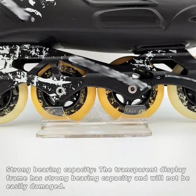 Inline Speed Skates Shoes Holder Reusable U-shaped Groove Stand Support Display Rack Thicken Bracket
