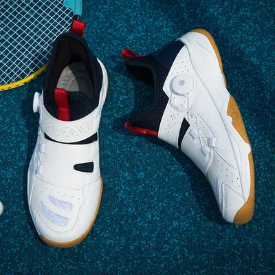 New Breathable Badminton Shoes Big Size 36-46 Anti Slip Volleyball Shoes Men Quality Tennis Sneakers