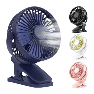 Creative Mini Clip Fan Mute Portable Desktop Home Dorm Stroller For Rechargeable USB High Wind Three
