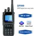 Nuovo DP999 DMR Radio digitale Crittografia AES256 Ricetrasmettitore impermeabile IP67 5W o 10W Walkie Talkie a lungo raggio