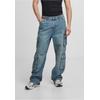 Bequeme Jeans 2Y STUDIOS "2Y Studios 2Y Aidan Cargo Baggy Jeans", Herren, Gr. 33, Normalgrößen, blau (vintage blau), 100% Baumwolle, unifarben, casual, normal, Jeans
