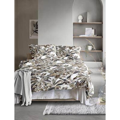 Bettwäsche IRISETTE "Wave 8528", grau, B/L: 135cm x 200cm, , Mako-Satin, B/L: 80cm x 80cm, Mako-Satin, Obermaterial: 100% Baumwolle, Bettwäsche, anschmiegsam und atmungsaktiv, Ganzjahresqualität Image