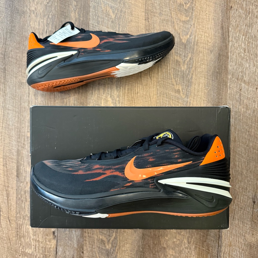 Nike Shoes | Ds New Nike Air Zoom Gt G.T. Cut 2 Nike University Black Orange | Color: Black/Orange | Size: 17