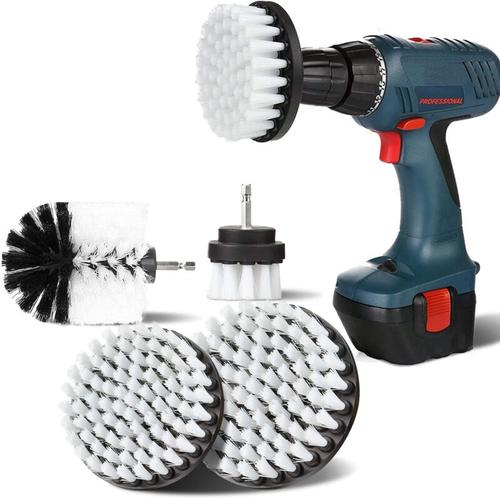 Bohrmaschinen-Reinigungsbürste, 4-teilig, Rotationsbürste 2 Zoll/3,5 Zoll/4 Zoll/5 Zoll, Reinigung