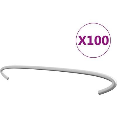 Bonnevie - Gabionen-Distanzhalter 100 Stk. Verzinkter Stahl 30 cm CFW889452 Image
