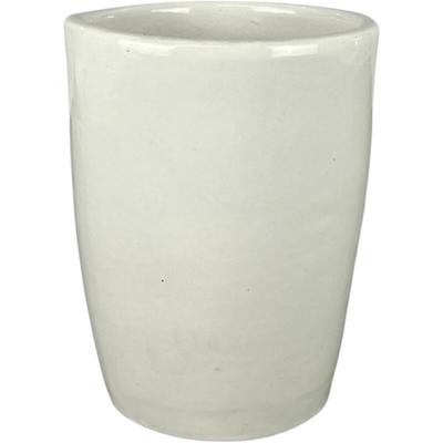 Hochwertiger keramischer Blumentopf Platon - Weiß - ø 20 cm Höhe 26 cm Image