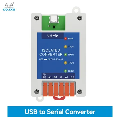 USB-zu-RS485-Seriell-Port, 2 serielle Ports, Konverter COJXU E810-U21, USB-C, hoher Schutz, 12 m Image