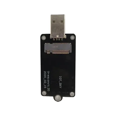 M.2 auf USB2.0/M.2 auf USB3.0 auf Typ-C-Adapterplatine. Geeignet für 42 x 30/52 x 30 mm B-Key 3G 4G