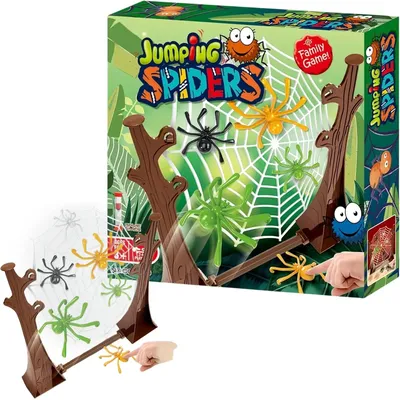 Jumping Spider Launch Brettspiel-interaktives Familien partys pielzeug, pädagogisches Hüpfset, Image