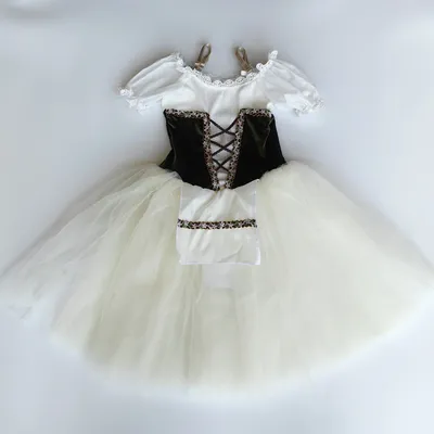 Erwachsene Frauen Dunkelgrün Giselle Ballett Kleid Mädchen Lange Ballerina Kleid Kinder Kind Image
