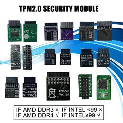 14-poliges LPC-MSI-Schnittstellen-TPM2.0-Sicherheitsmodul unterstützt Motherboards der Multi-Marke Image