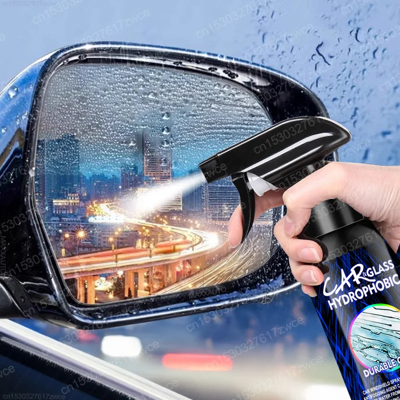Autos Glas Anti-Regen Spray Auto Wasserabweisende Beschichtungsmittel Wasserdicht Regensicher Anti-Beschlag Glas Reiniger Auto Windschutzscheibe Klar Image