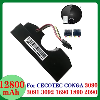 NEU für CECOTEC CONGA 3090 3091 3092 1690 1890 2090 Roboter-Staubsauger-Akku, Ersatzzubehör, 14,4 Image