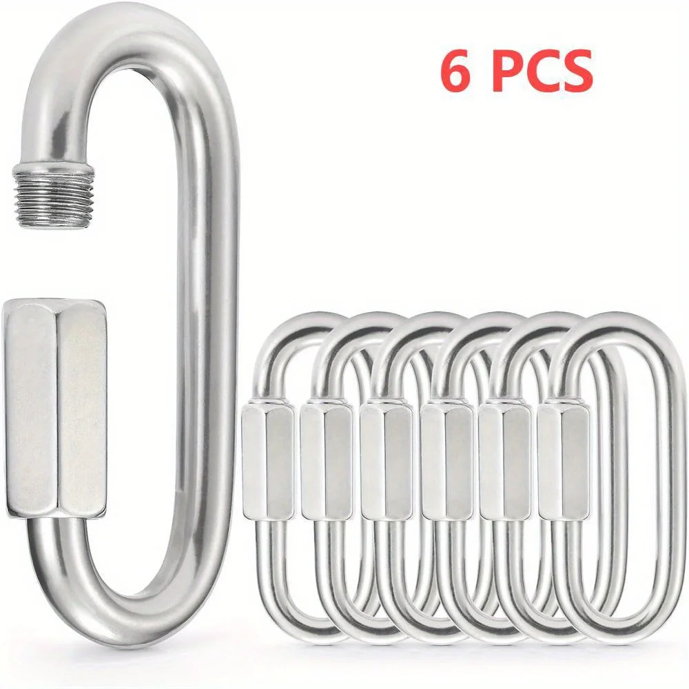 6 Stück/12 Stück Ketten-Schnellglieder – Kettenverbinder, Kettenhaken Image
