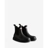 Gummistiefel HUNTER "CHELSEA COMMANDO BOOT", Gr. 40/41, schwarz, Synthetik, sportlich, Schuhe, wasserdicht