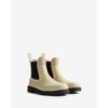 Gummistiefel HUNTER "CHELSEA COMMANDO BOOT", Gr. 40/41, gravel, schwarz, Synthetik, sportlich, Schuhe