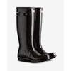 Gummistiefel HUNTER "ORIGINAL TALL GLOSS BOOT", Gr. 40/41, schwarz, Synthetik, sportlich, Schuhe, wasserdicht