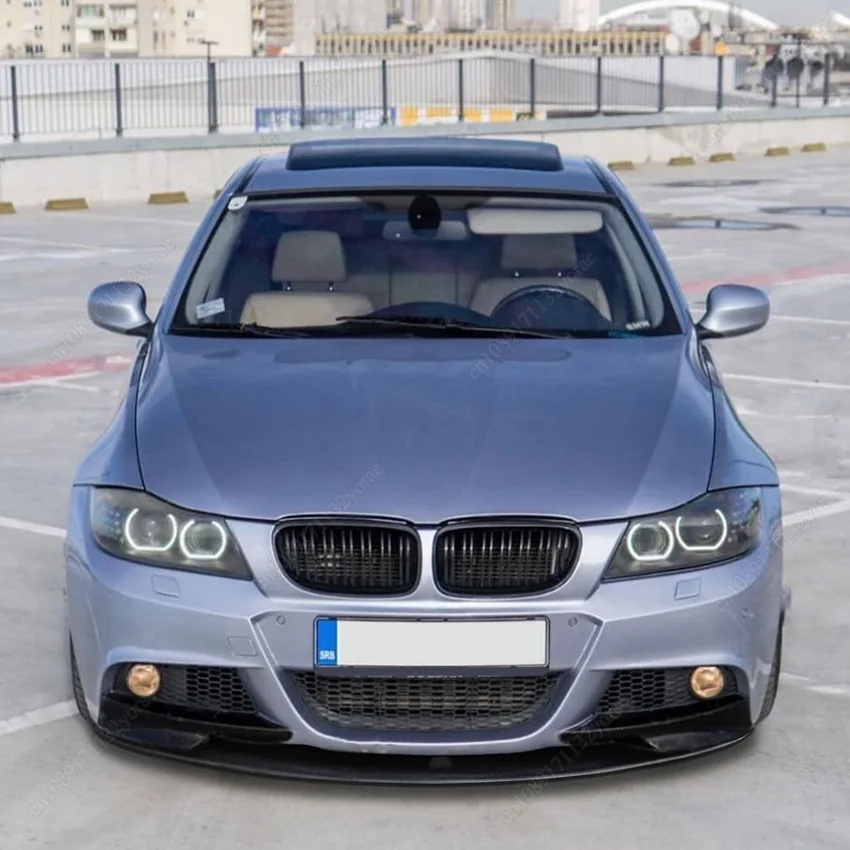 Per BMW Serie 3 E90 E91 M-Sport 2009-2012 LCI Auto Paraurti Anteriore Lip Spoiler Diffusore Splitter Copertura Guard Trim Body Kits Tuning