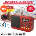 Lettore musicale radio portatile portatile ricaricabile digitale FM USB TF Lettore MP3 Altoparlante