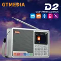 GTMEDIA D2 Radio DAB Digital Bluetooth Speaker AUX IN TF Card Slot lettore MP3 Record Clock Alarm Sleep Timer con batteria 18650