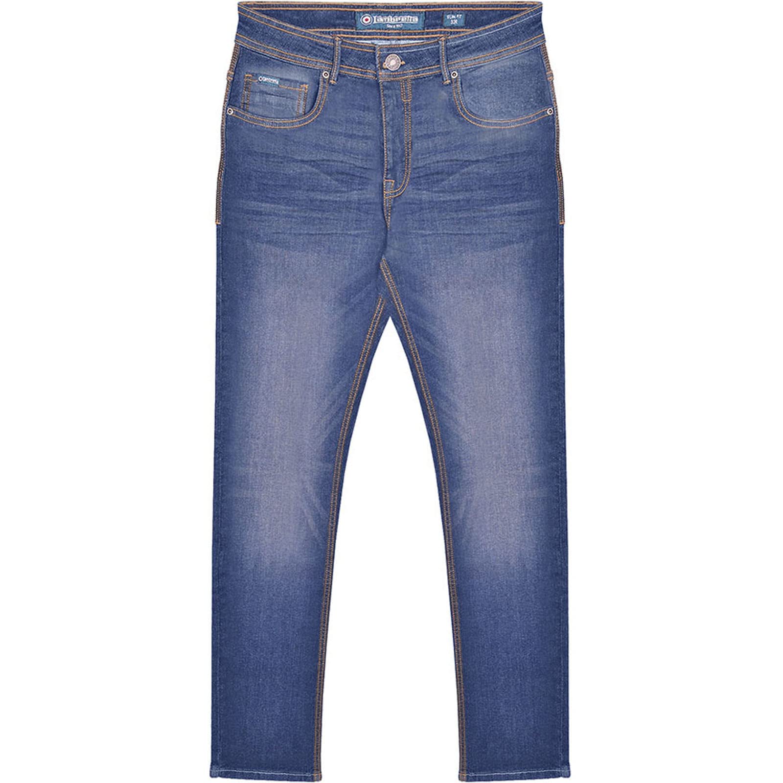 Lambretta - "Stafford" Jeans für Herren (Mittelblau) Image