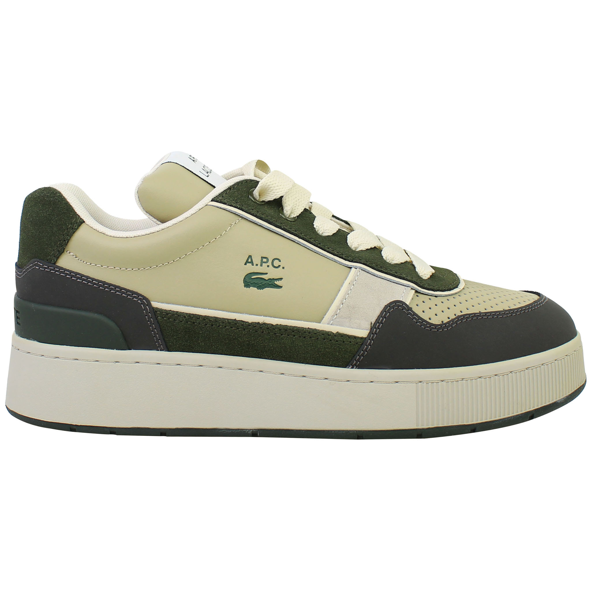 Lacoste Ace Clip 0822 2 SFA Damen Khaki Sneaker