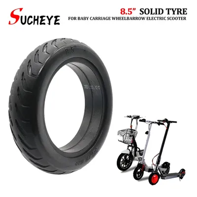 High Quality 8.5 Inch Solid Tires 8 1/2x2 (50-134) Non Inflatable Tyre Fits for Baby Carriage