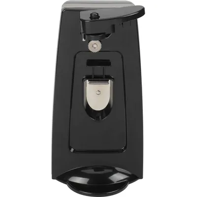 Can Opener and Knife Sharpener, Bottle Opener with Removable Cutting Lever Black, New
