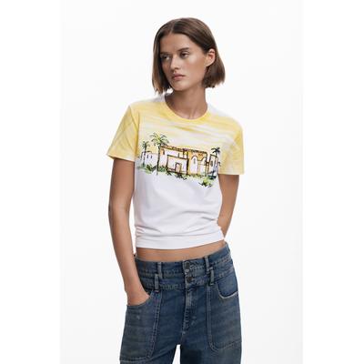 Short-sleeve palm tree T-shirt