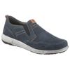 Slipper JOSEF SEIBEL "Enrico 04", Herren, Gr. 39, blau (navy), Nubukleder, casual, Schuhe, Komfortschuh, Schlupfschuh mit dezenten Kontrastdetails