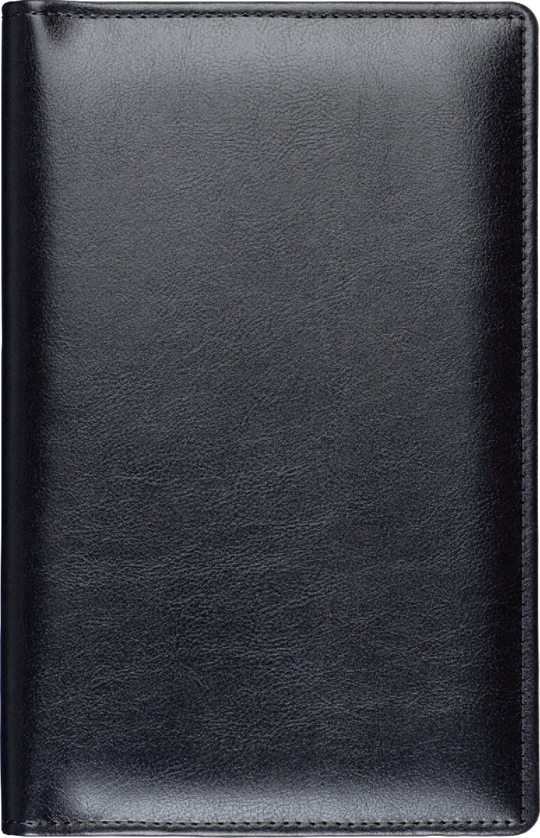 Brunnen Visitenkartenmappe Soft 12,5x20cm schwarz Packung mit 2 Stück Image