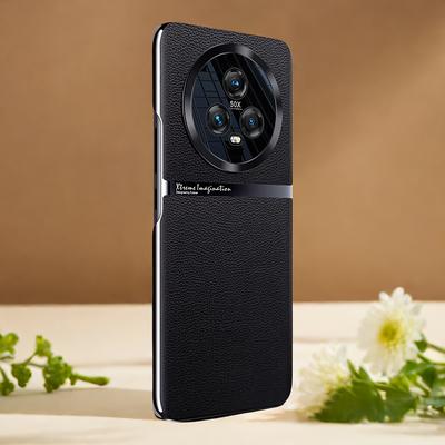 TEMU Leather Protective Case For High-end Non-fingerprint Electroplating Full-coverage Anti-fall Protective Case Image