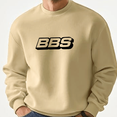 TEMU Men's Casual Printed Crew Neck Sweatshirt - Soft Polyester, Non-transparent, Machine Washable Image