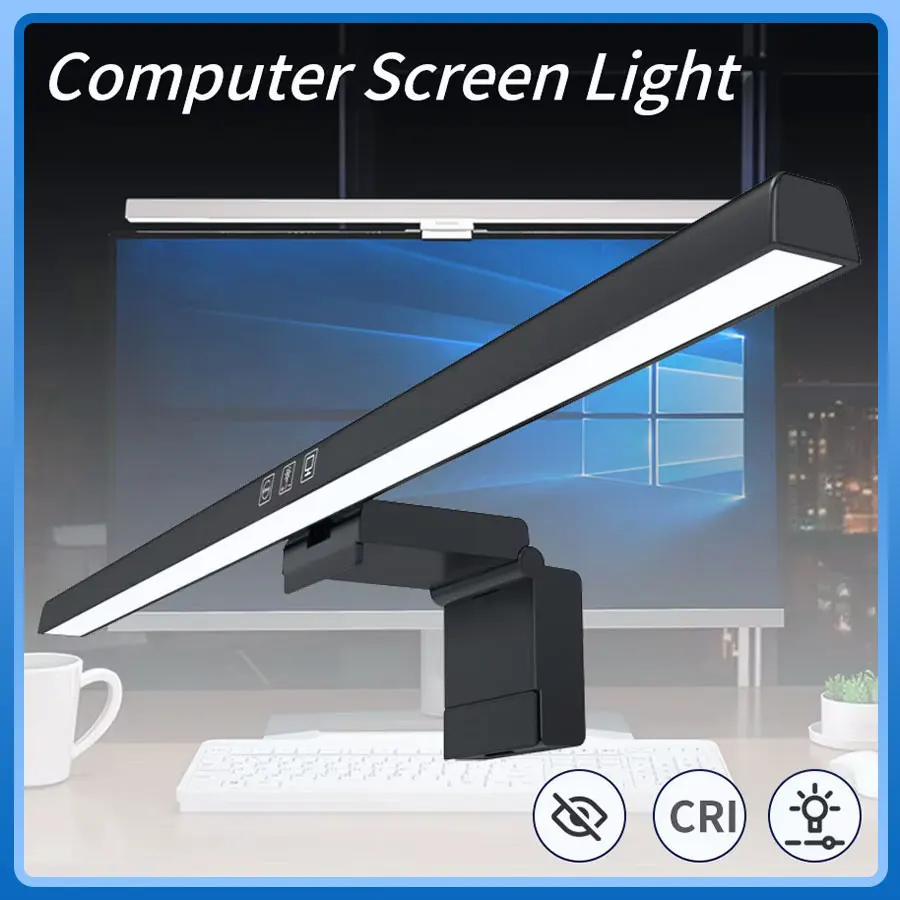 50 cm Computer Monitor Licht Augenschutz Bildschirm Hängen Licht Stufenlose Diming Bar Tisch Lampe Studie Leselampe Monitor Licht