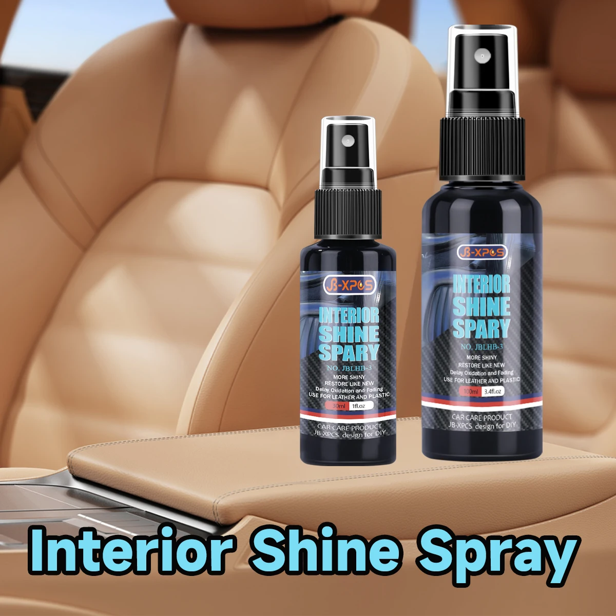 Kunststoff Leder Restaurator & Motor Bay Cleaner Auto Shine Spray wiederherstellen wie neue Beschichtung politur langlebige Reinigungs mittel Image