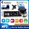 Camecho 1 Din In-Dash Auto MP3-Player Bluetooth FM Radio Unterstützung TF-Karte/USB-Aufladung AUX-IN Autoradio mit Telefon halter