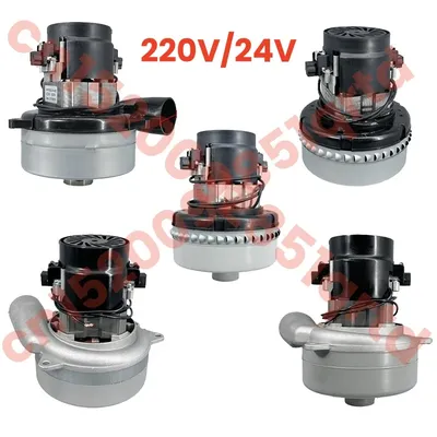 220V /24V 1200W /500W for AMETEK Philips Midea Haier Rowenta Universal Vacuum Cleaner Motor Washing Image