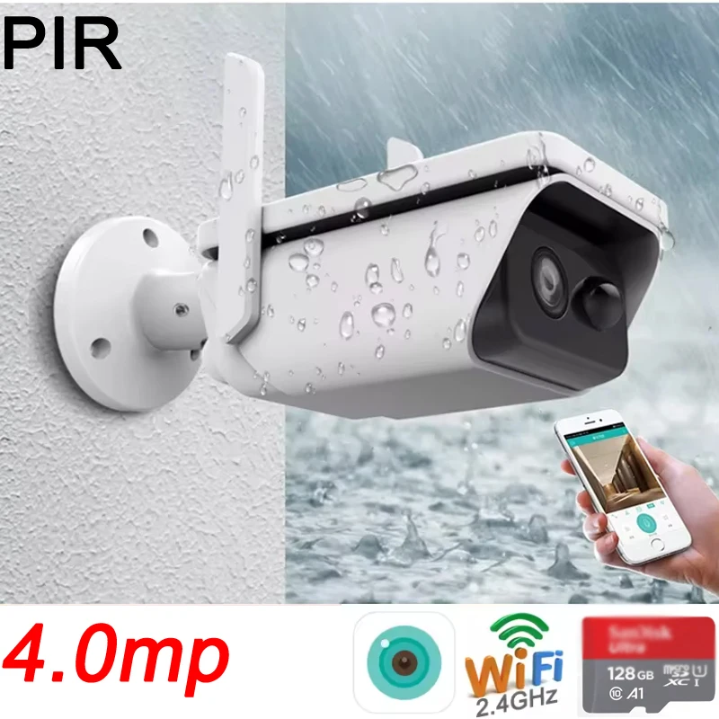 XMeye ICsee Fernüberwachung Max. 128 GB 4 MP Outdoor Audio PIR Human Sensing Record Lithiumbatterie WIFI Solarbetriebene Kamera Image