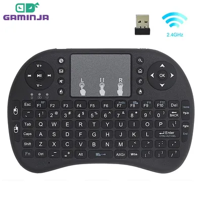 GAMINJA I8 Mini Handheld Tastatur Fernbedienung 2,4G Air Mouse Drahtlose Tastatur Mit Touchpad Für Android TV Box PC Smart TV