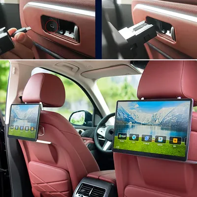 2025 neueste UI Stil TV Rücksitz Bildschirm Für BMW X7 G07 WiFi Auto Kopfstütze Monitor Android HDMI Bluetooth Spiegel Link drahtlose