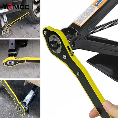 Heavy Duty Ratsche Griff Arbeitssparende Auto Jack Wrench Ergonomische Nicht-Slip Grip Reifen Rad Lug Mutter Entferner garage Auto Zubehör