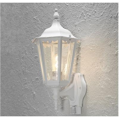 Konstsmide - Außenwandleuchte mit Bewegungsmelder firenze Alu Weiß, Höhe 48 cm Image